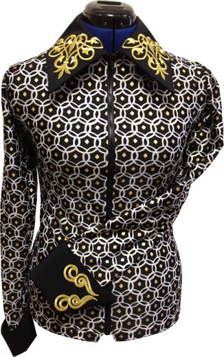 Black and Gold Appliques