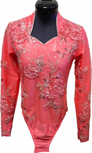 Coral Lace Shirt
