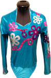 Daisy on Turquoise